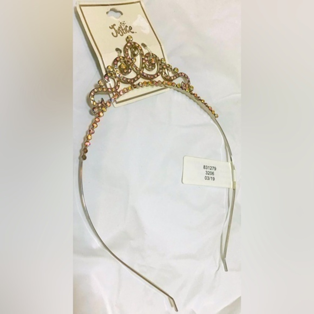 Justice Gemmed Tiara Headband